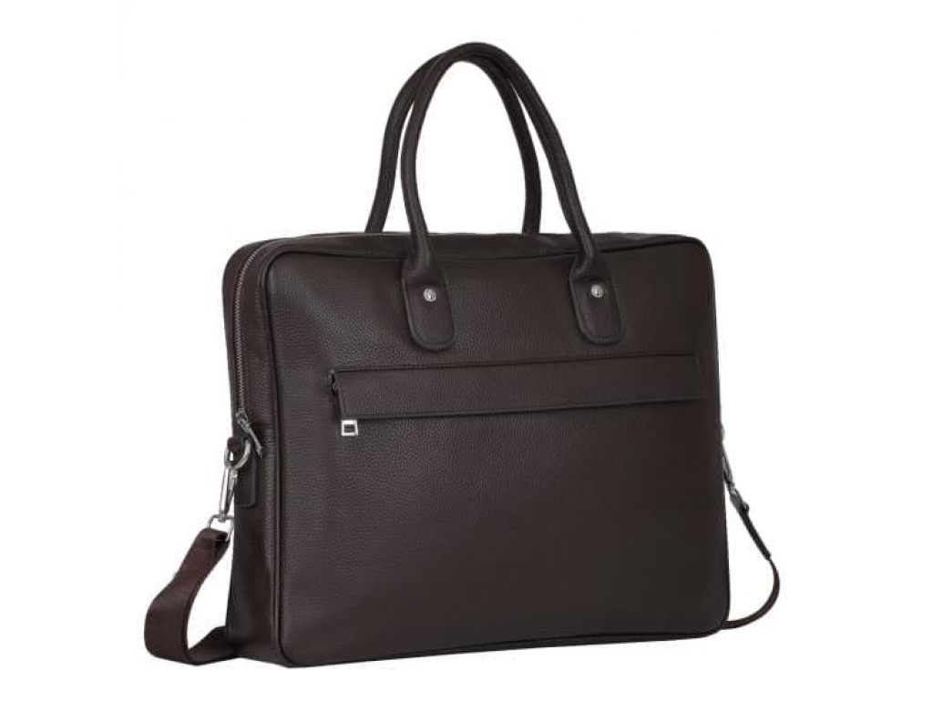 Чоловіча шкіряна коричнева сумка класика Tiding Bag A25-17611C - Royalbag Фото 1