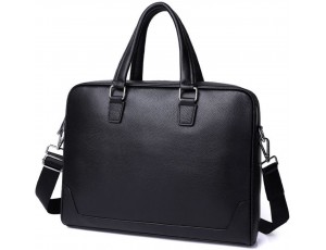 Класична чоловіча ділова сумка з натуральної шкіри Tiding Bag A25-9905A - Royalbag
