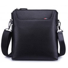 Каркасная мужская наплечная сумка натуральная кожа Tiding Bag A25F-8868A - Royalbag Фото 2