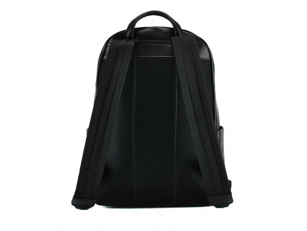 Рюкзак черный мужской с плетением Tiding Bag B3-8601A - Royalbag