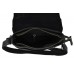Чоловіча сумка-планшет через плече з черної матової шкіри Tiding Bag G1177A-1 - Royalbag Фото 3