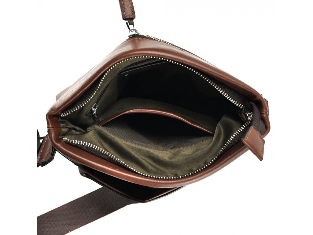 Мессенджер через плечо мужской кожаный Tiding Bag NM17-1018-2C - Royalbag