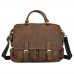 Вместительная мужская кожаная сумка для ноутбука Tiding Bag t0017 - Royalbag Фото 4