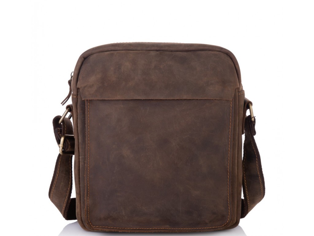 Мужская кожаная сумка через плечо в винтажном стиле Tiding Bag t0022R - Royalbag