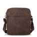 Мужская кожаная сумка через плечо в винтажном стиле Tiding Bag t0022R - Royalbag Фото 4