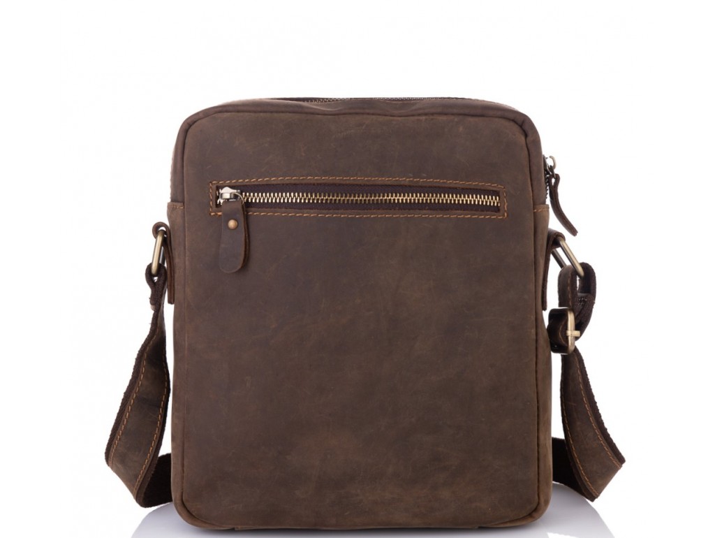 Мужская кожаная сумка через плечо в винтажном стиле Tiding Bag t0022R - Royalbag