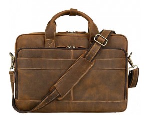 Сумка для ноутбука чоловіча зі шкіряним ременем Tiding Bag t0033 - Royalbag
