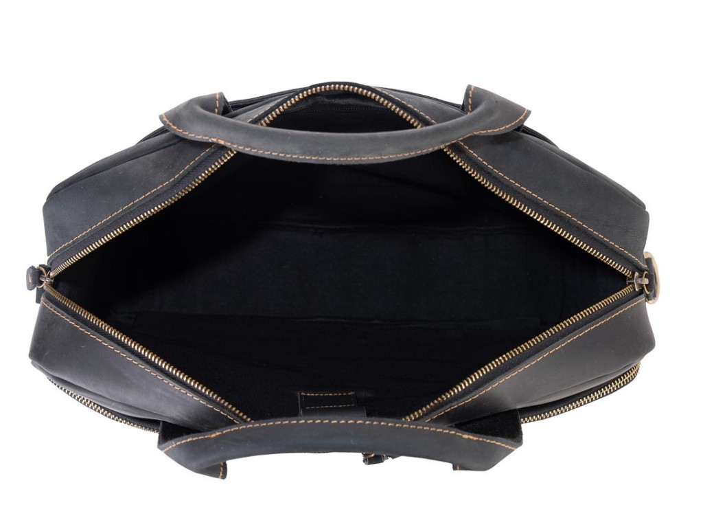 Деловая мужская кожаная сумка для ноутбука и документов Tiding Bag t0033A - Royalbag