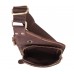 Мужской кожаный слинг в винтажном стиле коричневый Tiding Bag t0035 - Royalbag Фото 3