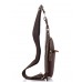 Мужской кожаный слинг в винтажном стиле коричневый Tiding Bag t0035 - Royalbag Фото 6