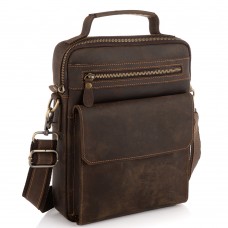 Мужская сумка через плечо из натуральной кожи с ручкой Tiding Bag t0038C - Royalbag Фото 2
