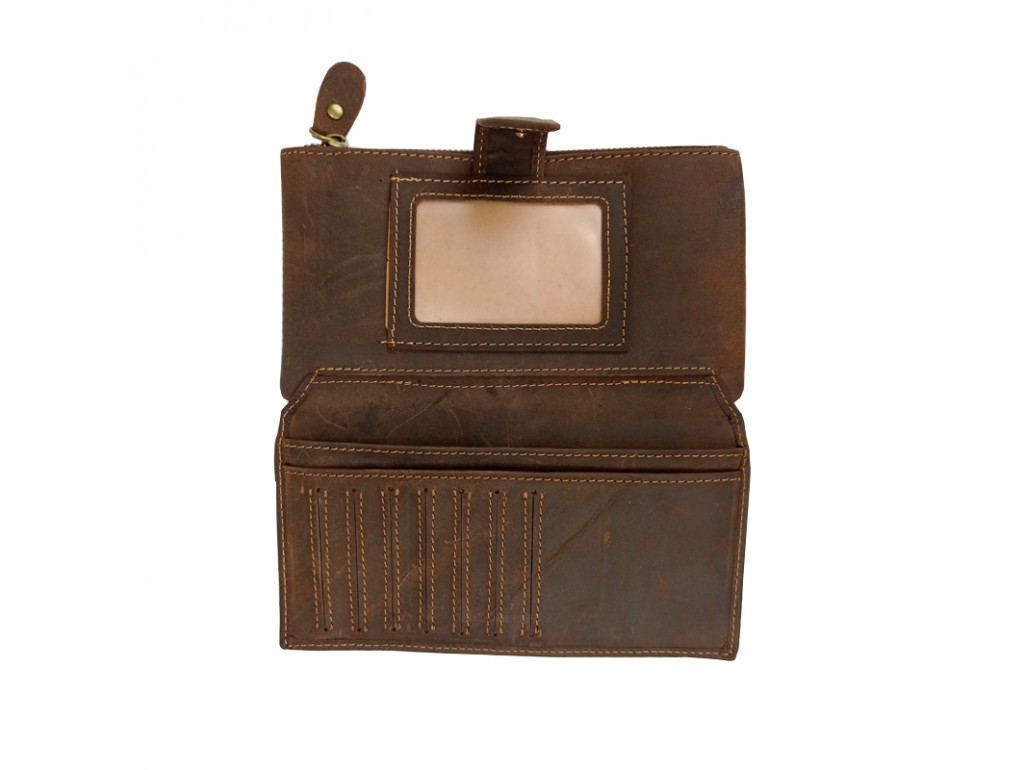 Портмоне чоловіче коричневе Tiding Bag t0049 - Royalbag