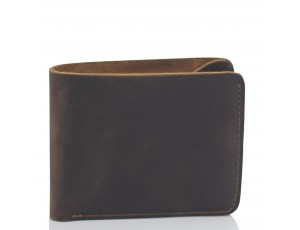 Портмоне коричневое мужское Tiding Bag t0053 - Royalbag