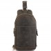 Сумка-слинг в винтажном стиле коричневая Tiding Bag t2104 - Royalbag Фото 4