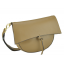 Жіноча шкіряна сумка полумісяць фолдовер коричнева UnaBorsetta W12-830S-LB - Royalbag