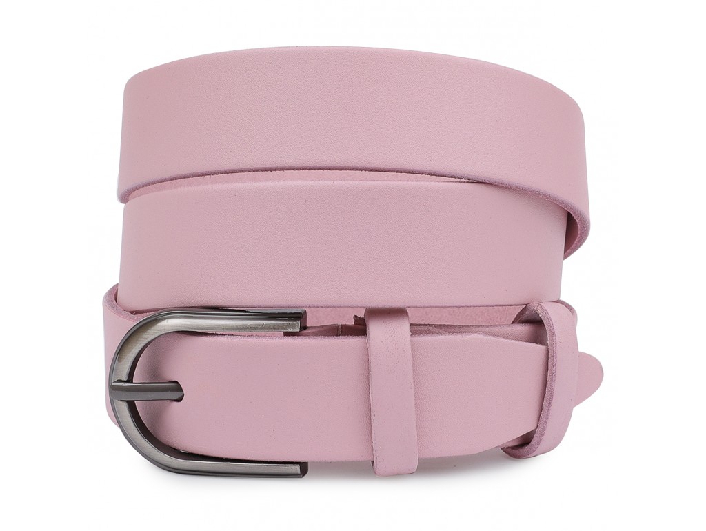 Женский кожаный ремень Vintage 20796 Розовый - Royalbag Фото 1