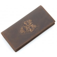Бумажник мужской Vintage 14384 в винтажном стиле Коричневый - Royalbag Фото 2