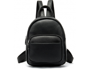 Рюкзак компактный женский Vintage 20053 Черный - Royalbag