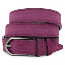 Превосходный замшевый женский ремень Vintage 20801 Фиолетовый - Royalbag Фото 2