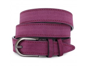 Превосходный замшевый женский ремень Vintage 20801 Фиолетовый - Royalbag