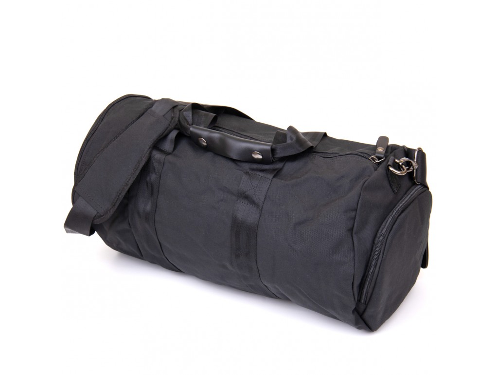 Спортивная сумка текстильная Vintage 20640 Черная - Royalbag