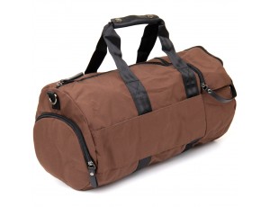 Спортивная сумка текстильная Vintage 20643 Коричневая - Royalbag
