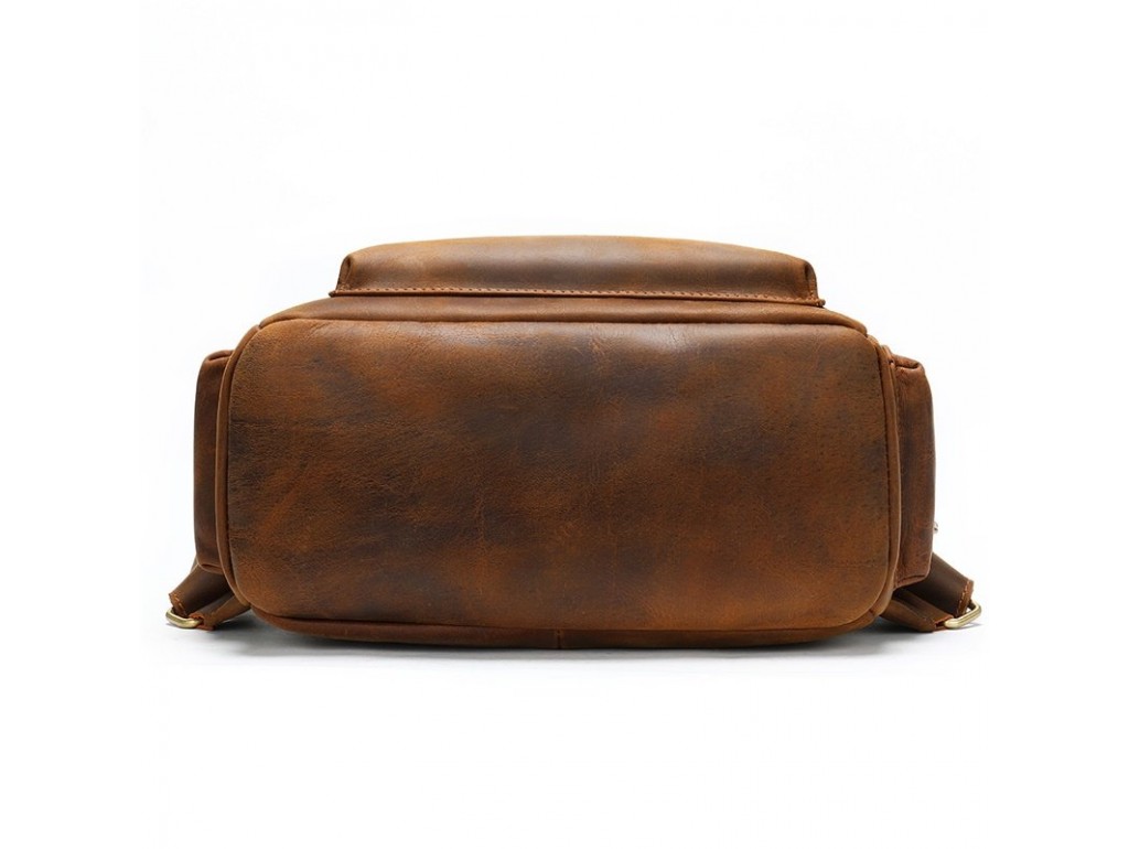 Рюкзак винтажный для ноутбука Vintage 14712 кожаный Коричневый - Royalbag