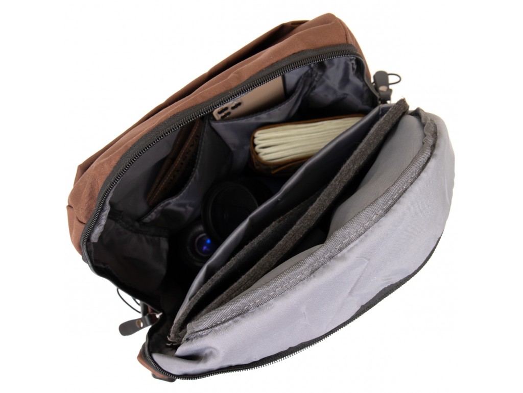 Рюкзак smart унисекс Vintage 20626 Коричневый - Royalbag