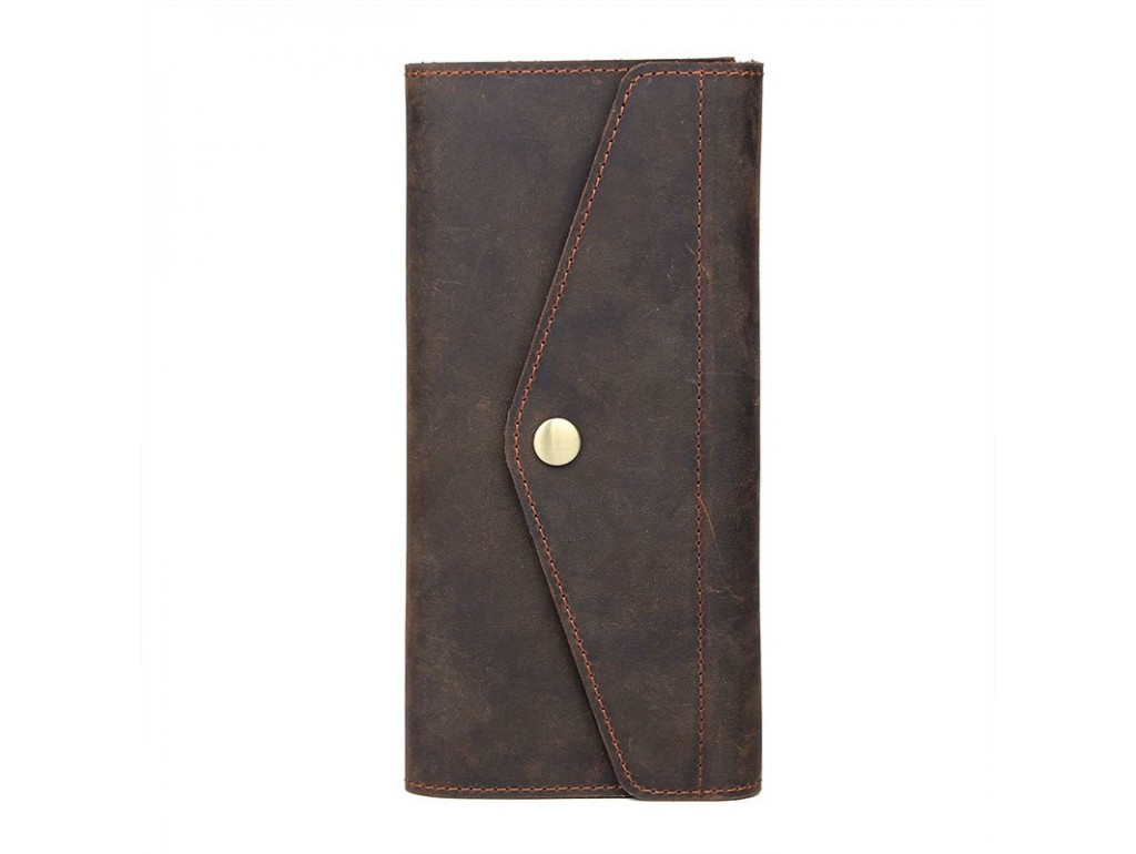 Бумажник в винтажной коже Vintage 14961 Коричневый - Royalbag