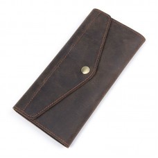 Бумажник в винтажной коже Vintage 14961 Коричневый - Royalbag Фото 2