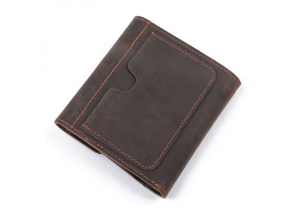 Бумажник в винтажной коже Vintage 14962 Коричневый - Royalbag