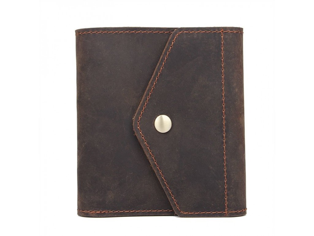 Бумажник в винтажной коже Vintage 14962 Коричневый - Royalbag