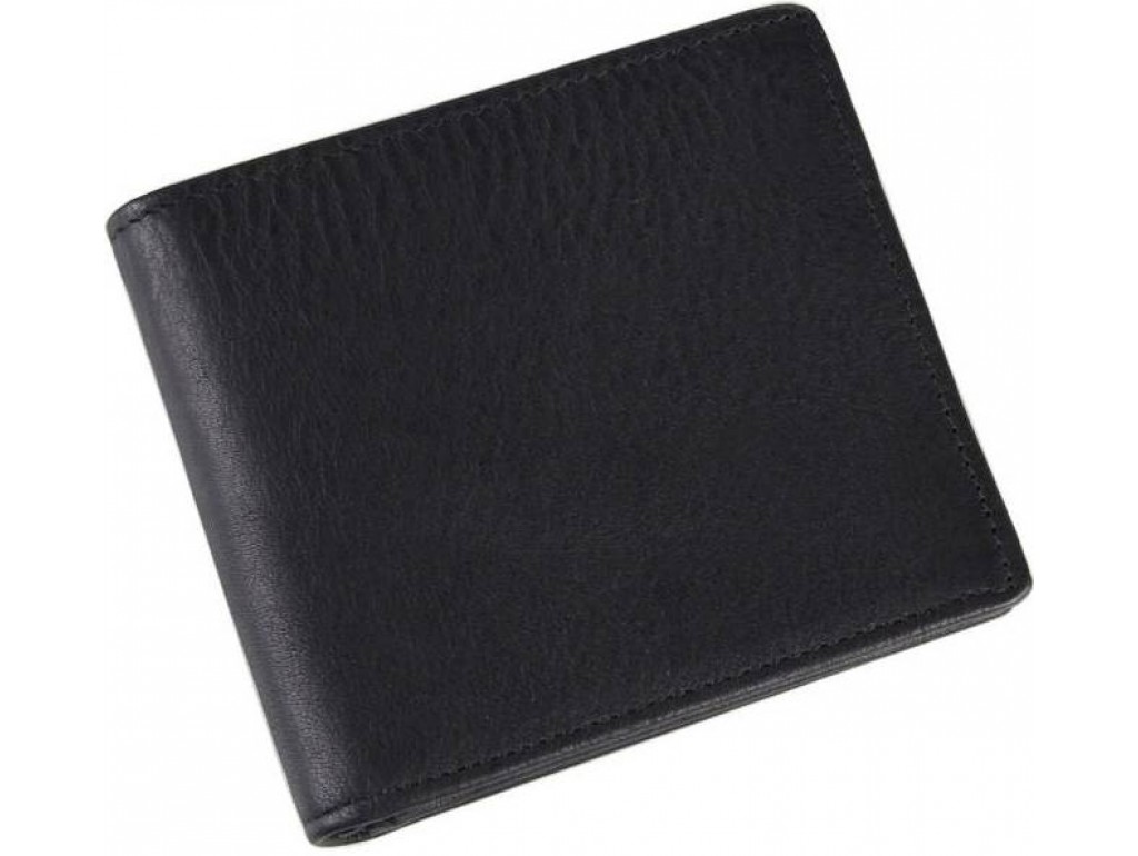 Бумажник мужской Vintage 14516 кожаный Черный - Royalbag