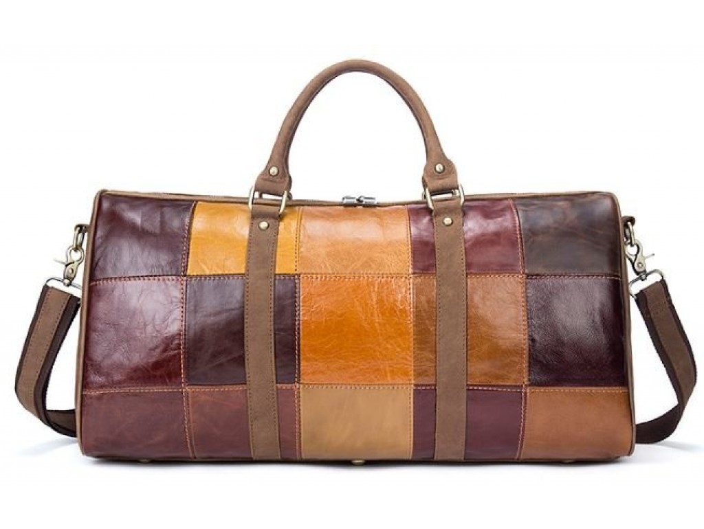 Дорожная сумка Crazy 14779 Vintage Разноцветная - Royalbag Фото 1