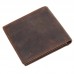 Бумажник горизонтальный в винтажной коже Vintage 14965 Коричневый - Royalbag Фото 3