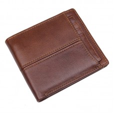 Бумажник горизонтальный кожаный Vintage 14966 Коричневый - Royalbag Фото 2