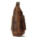 Мужская винтажная сумка через плечо Vintage 14782 Коричневая - Royalbag Фото 3