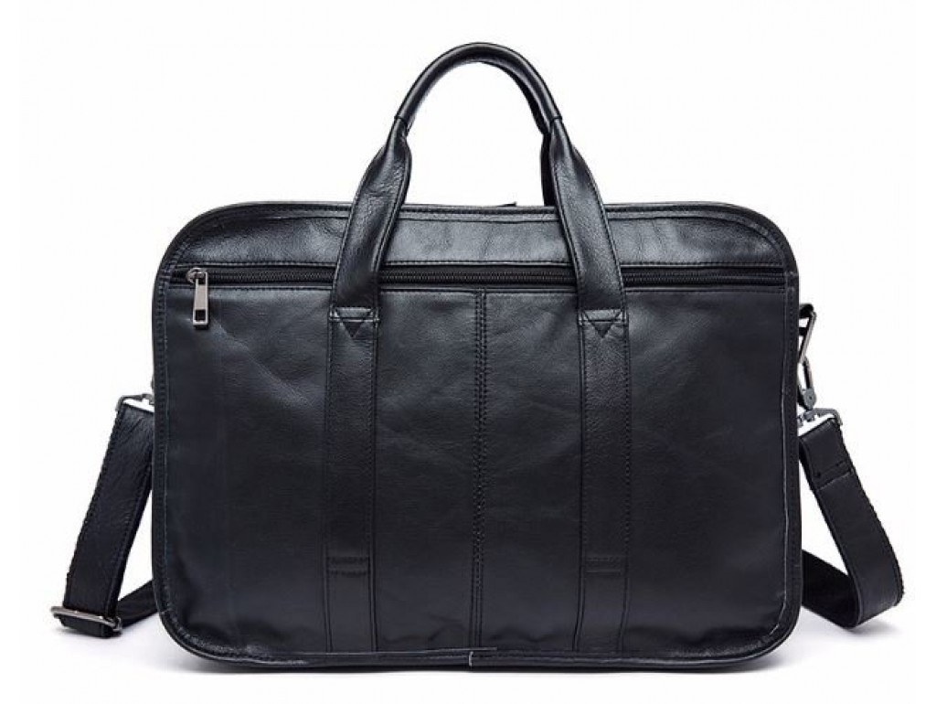 Вместительная дорожная сумка Vintage 14883 Черная - Royalbag