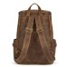 Дорожный рюкзак матовый Vintage 14887 Коньячный - Royalbag Фото 4