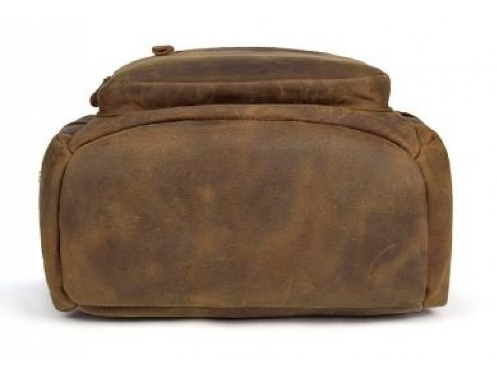Дорожный рюкзак матовый Vintage 14887 Коньячный - Royalbag