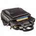 Мужская сумка под А4 вертикального формата в гладкой коже 11165 SHVIGEL, Черная - Royalbag Фото 4