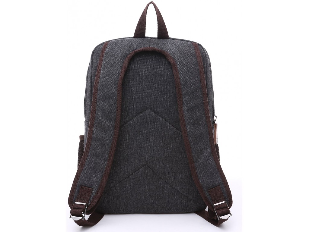 Рюкзак текстильный Vintage 20074 Черный - Royalbag