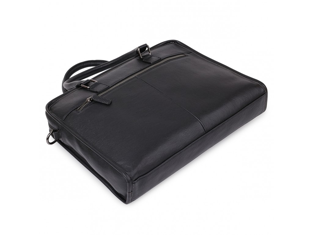 Кожаная мужская сумка Vintage 20375 Черный - Royalbag