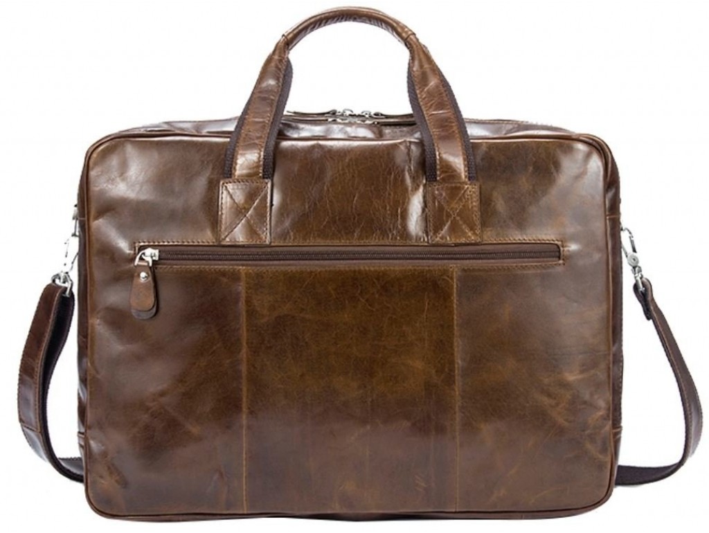 Мужская кожаная сумка Vintage 14769 Коричневая - Royalbag