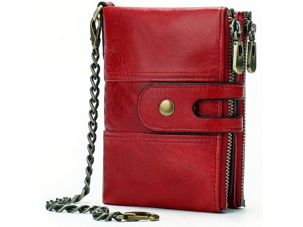 Кошелек универсальный Vintage 14680 Красный - Royalbag Фото 1