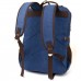 Рюкзак текстильный дорожный унисекс на два отделения Vintage 20613 Синий - Royalbag Фото 3