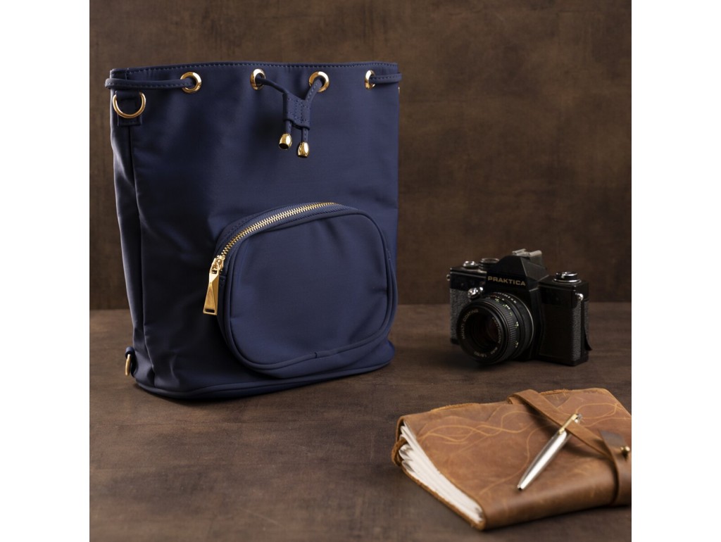 Рюкзак женский нейлоновый Vintage 14806 Cиний - Royalbag