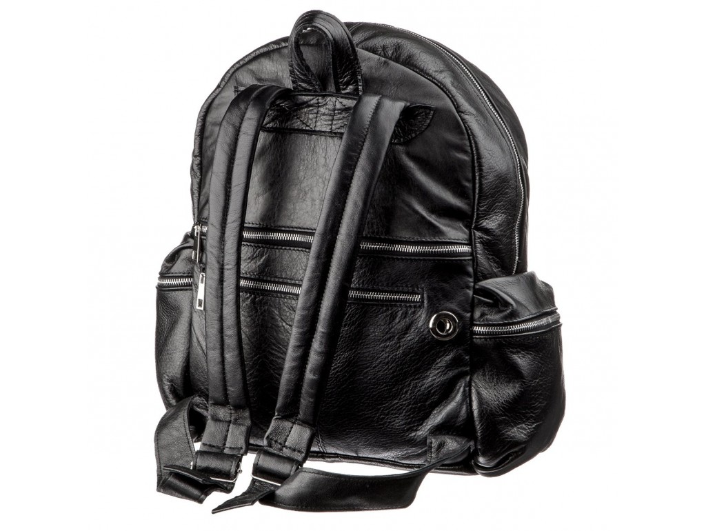 Рюкзак SHVIGEL 11260 кожаный Черный - Royalbag