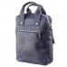 Стильная сумка под А4 вертикального формата в матовой коже 11170 SHVIGEL, Синяя - Royalbag Фото 3