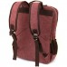 Рюкзак текстильный дорожный унисекс на два отделения Vintage 20615 Малиновый - Royalbag Фото 3